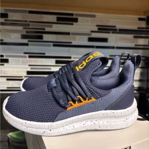 adidas Kids' Dark Blue and orange Sneakers